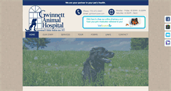Desktop Screenshot of gwinnettanimalhospital.com